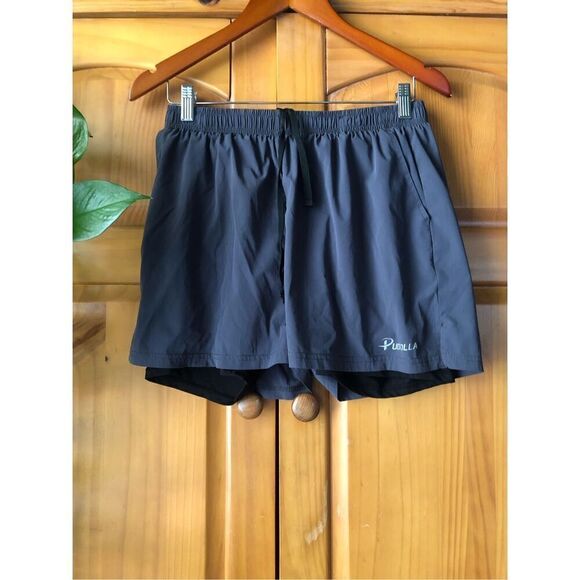Pudolla Men's Elastic Waist Running Shorts Size M - Picture 2 of 8
